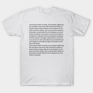 lorem ipsum T-Shirt